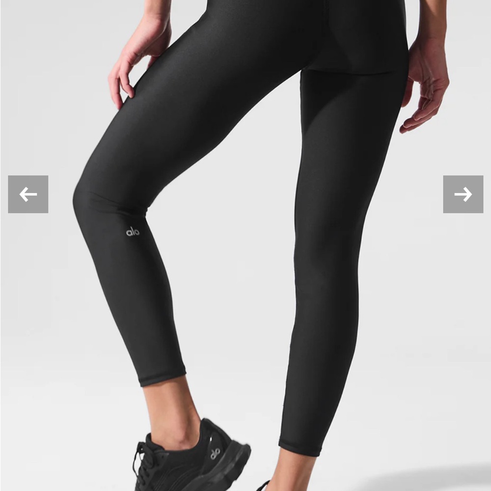 ALO Yoga Jet Black Performance Leggings